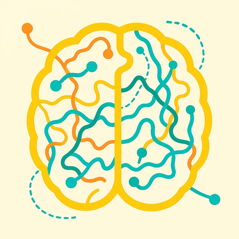 Neurodivergentes Gehirn (Symbolbild) KI-generiert